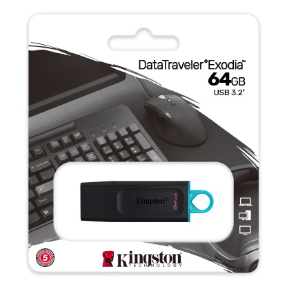 USB kingston 32GB 64GB 3.2 Gen 1 Kingston DataTraveler Exodia DTX - CHÍNH HÃNG BẢO HÀNH 36T