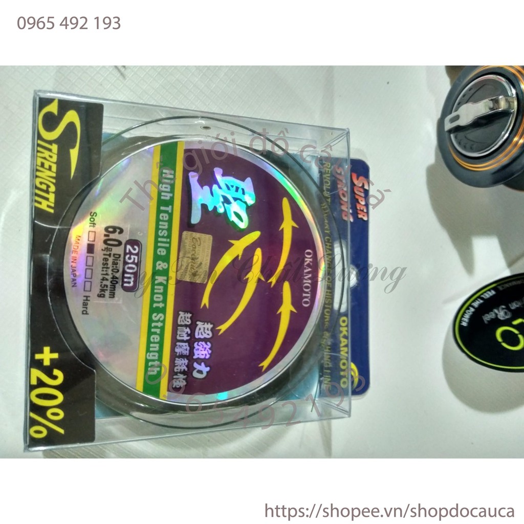 Bộ Cần Câu 2 khúc Shimano đặc 2m7 Máy Yolo CS6000 ( rẻ vô địch )