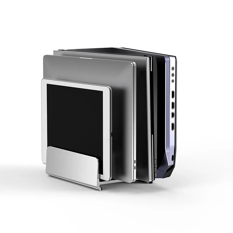 Giá đỡ kẹp dựng đứng laptop, macbook, Mac mini 4 khe cài Jiushark JSNB21 Vu Studio
