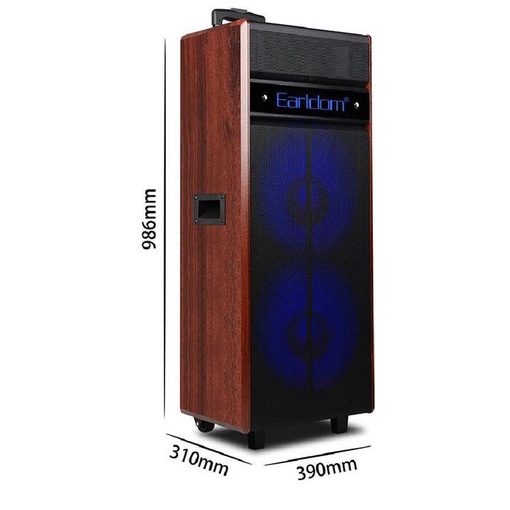 Loa Kéo Di Động Earldom ET-LK5 ( Kèm 2 Mic Không Dây.
