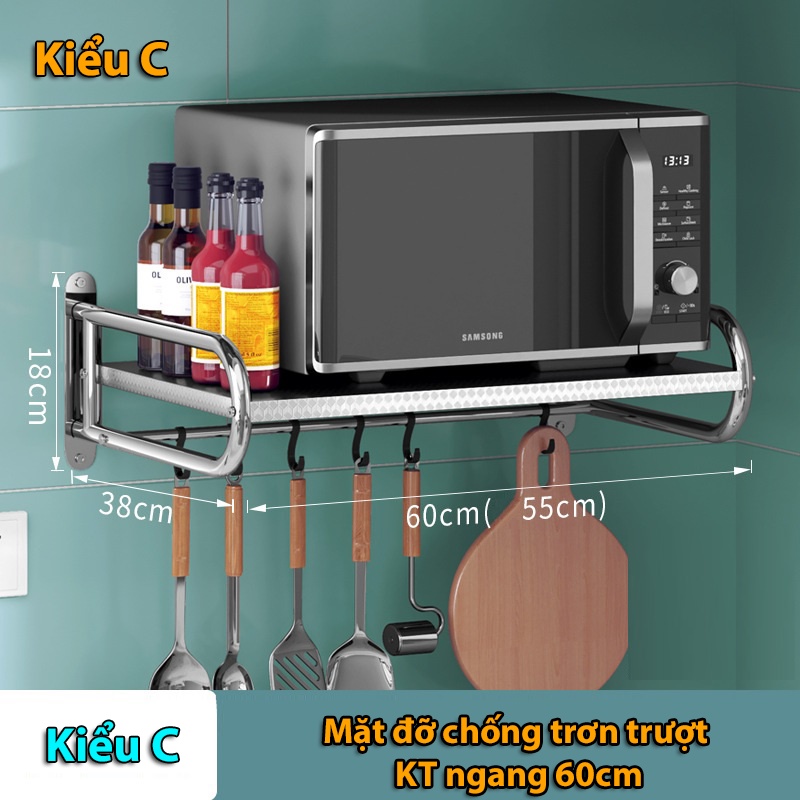 Giá treo lò vi sóng Inox SUS304
