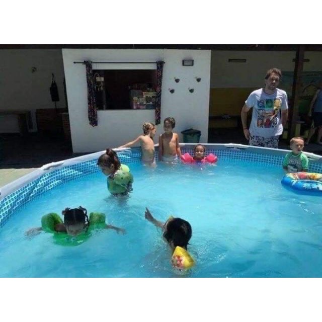 Phao bơi mặc người cho bé Phao Bơi trẻ em tập bơi dễ thương