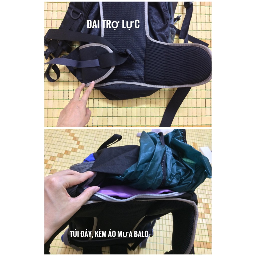 Balo leo núi VNXK Deuter Futura 45L+10L Xanh