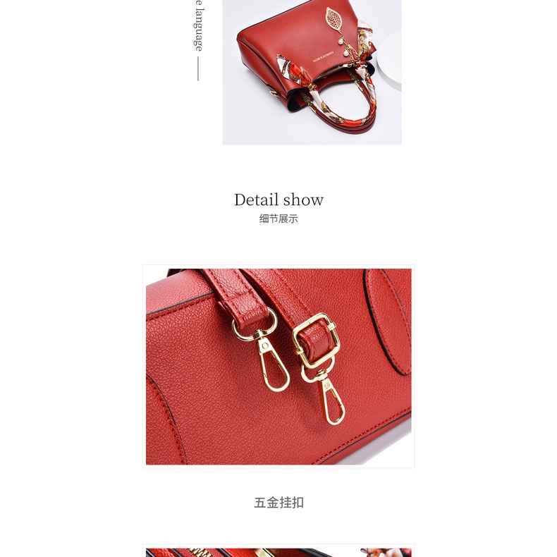 Túi Cho Mẹ Trung Niên Đơn Giản Mẫu Mới Túi Nữ Da Mềm Túi Xách Tay Bà Ngoại Túi Xách Tay Nữ Đi Chợ