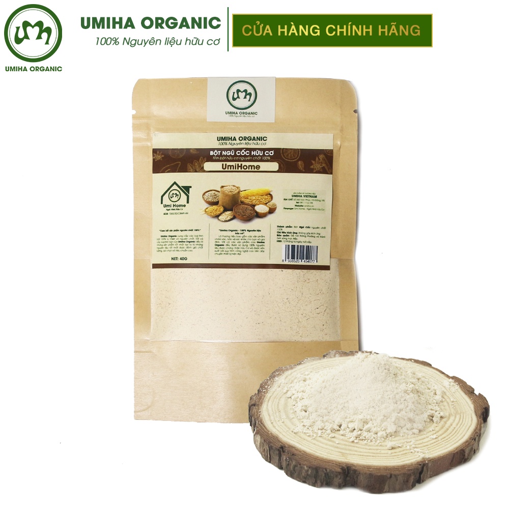 Bột Ngũ Cốc Đắp Mặt Nạ Hữu Cơ Umiha Nguyên Chất | Cereal 100% Organic 135g