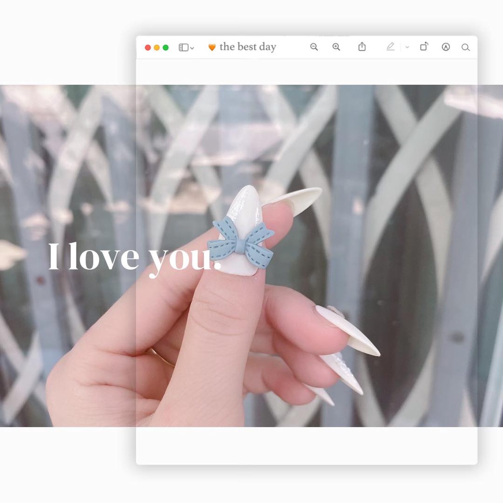 Nail box cho cô dâu xinh xắn
