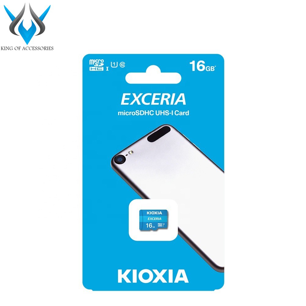 Thẻ nhớ MicroSDHC Kioxia Exceria 16GB UHS-I U1 100MB/s (Xanh)