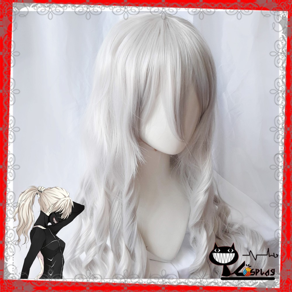 [sẵn] Wig/tóc giả cosplay Kaneki Ken ver female - Tokyo Ghoul [Miu Cosplay]