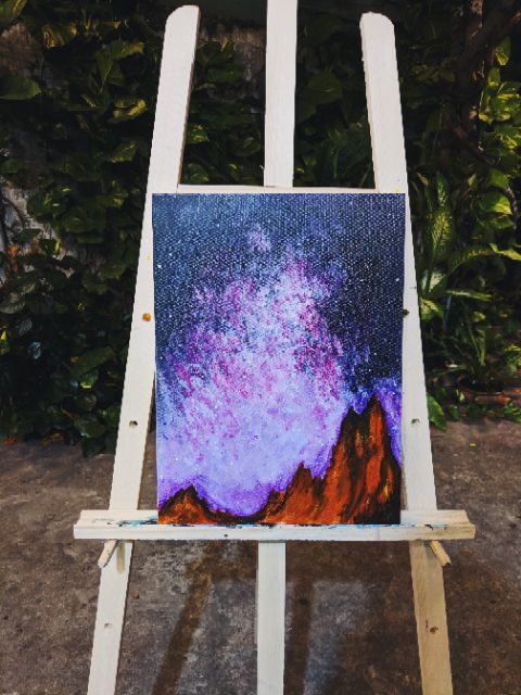 Tranh vẽ Canvas chủ đề Galaxy 30x40cm