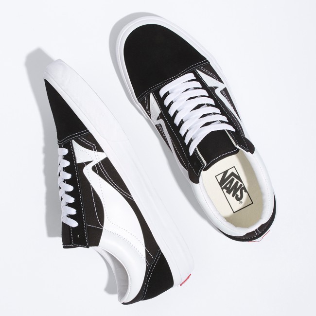 [Mã FAMALLT5 giảm 15% đơn 150k] Giày Vans Old Skool Warp (Black/True White) - VN0A4U3B21N