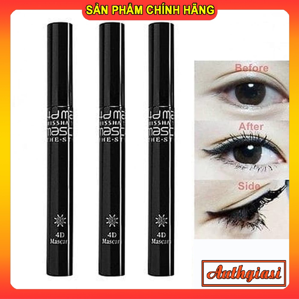 Mascara chuốt mi Missha 4D làm dày mi không lem chống trôi hiệu quả | WebRaoVat - webraovat.net.vn