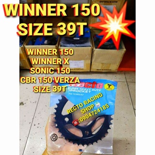 Dĩa 39t winner 150/winner x/sonic 150/cbr 150 verza chính hãng recto