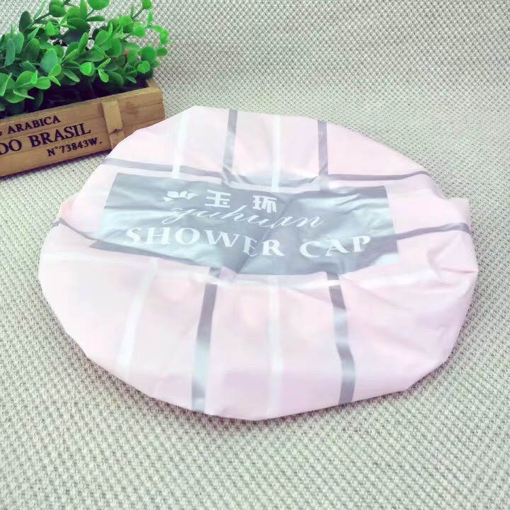 Trùm đầu tắm trang điểm Pink