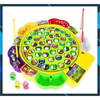 Đồ chơi câu cá bộ lớn 45 con và 5 cần câu - chạy bằng Pin cho bé