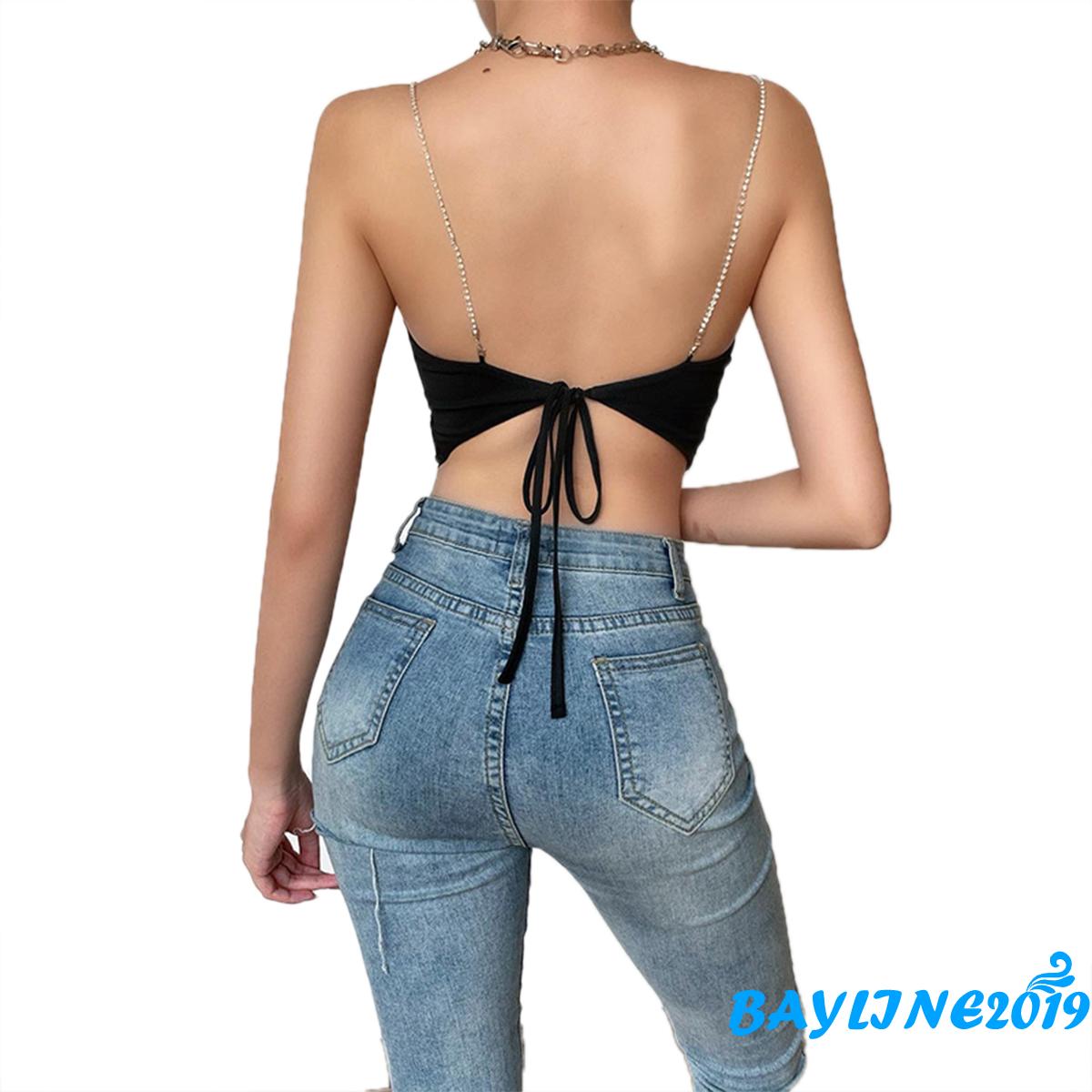 Áo Nữ Không Tay Hở Lưng Thời Trang Quyến Rũ | BigBuy360 - bigbuy360.vn