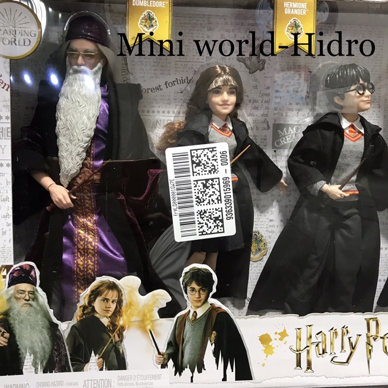 Búp bê Wizarding World Harry Potter 5-Piece 10-inch Figure Set có khớp chính hãng