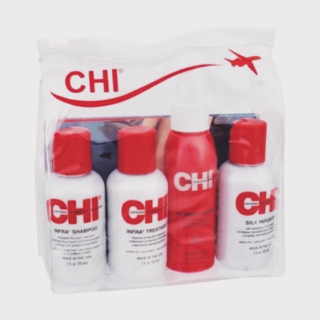 Combo bộ 4 chai CHI infra mini du lịch 59ml