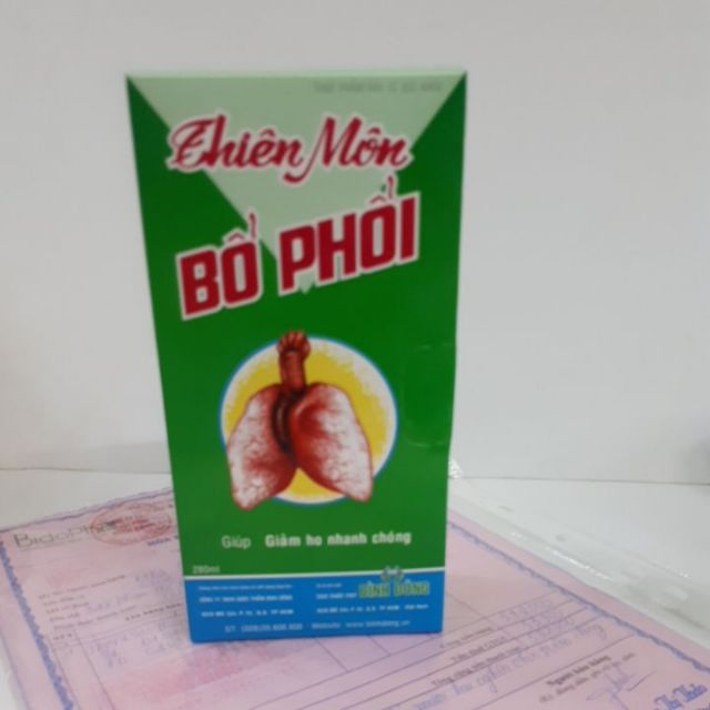 Thiên Môn Bổ Phổi : Giảm Ho- khan Tiếng - Bổ Phổi ( 280ml)