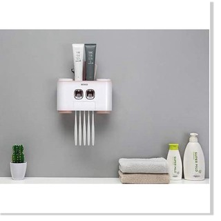 Bộ nhả kem đánh răng Ecoco cao cấp kèm 4 cốc