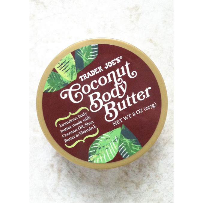 Bơ dưỡng thể Trader Joe's coconut body butter cream 227g hương dừa