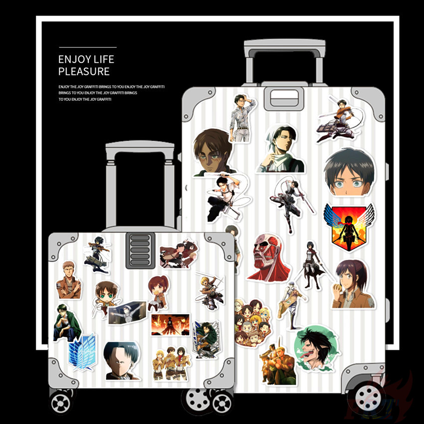 Set 50 Miếng Dán Phim Attack On Titan Series 03