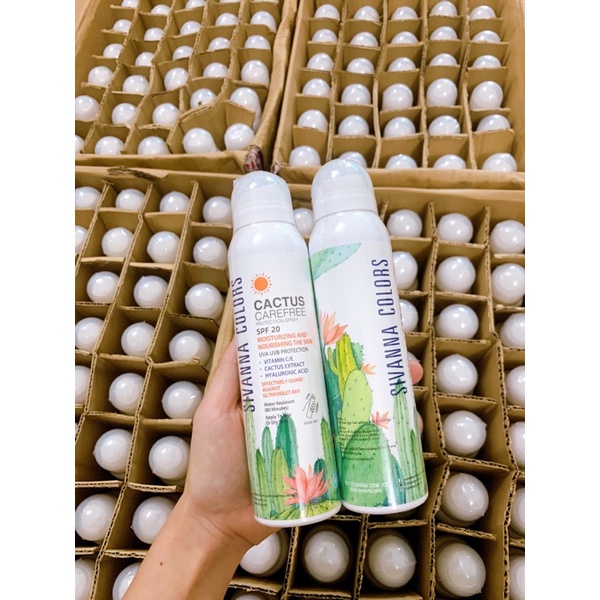 Xịt chống nắng sivanna colors 2in1