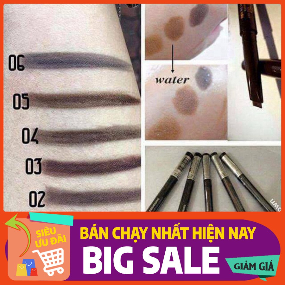 Chì kẻ lông mày 2 đầu Design My EyeBrow- mẫu số 2-màu Dark Brown
