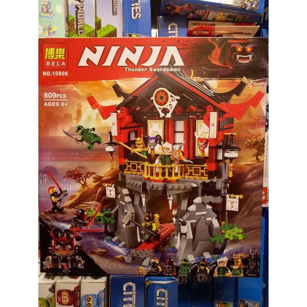 Lắp Ráp Bela 10806 Ngôi Đền Phục Sinh Ninjago - ảnh thật chụp hộp cuối