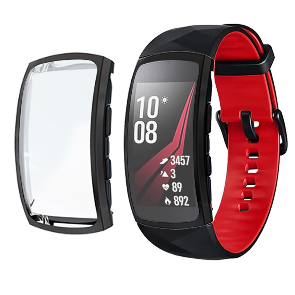 Ốp Tpu Trong Suốt Bảo Vệ Mặt Đồng Hồ Samsung Gear Fit 2 Pro