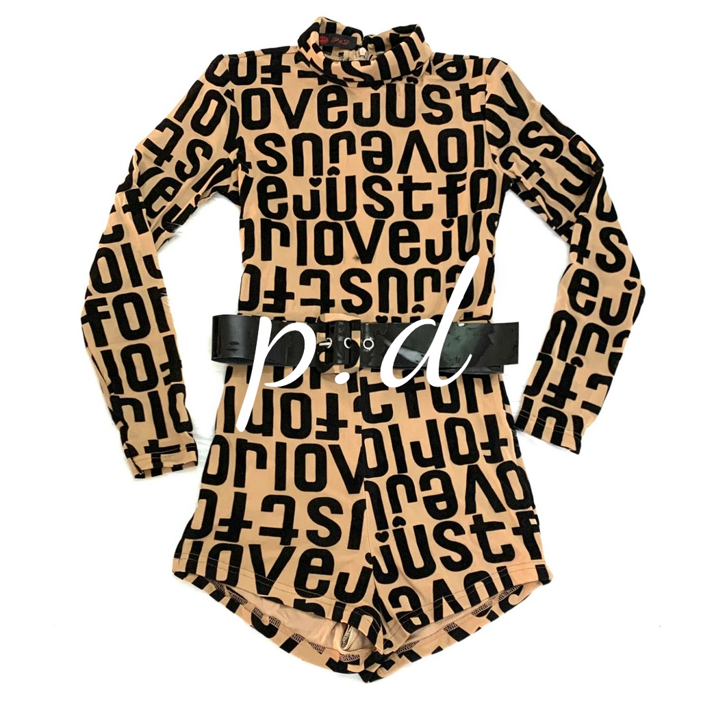 JUMPSUIT tay dài cổ lọ
