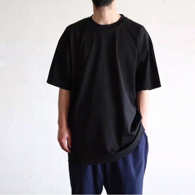 áo thun tay lỡ màu đen FOME RỘNG có chọn size, chất thun xịn 1aak10