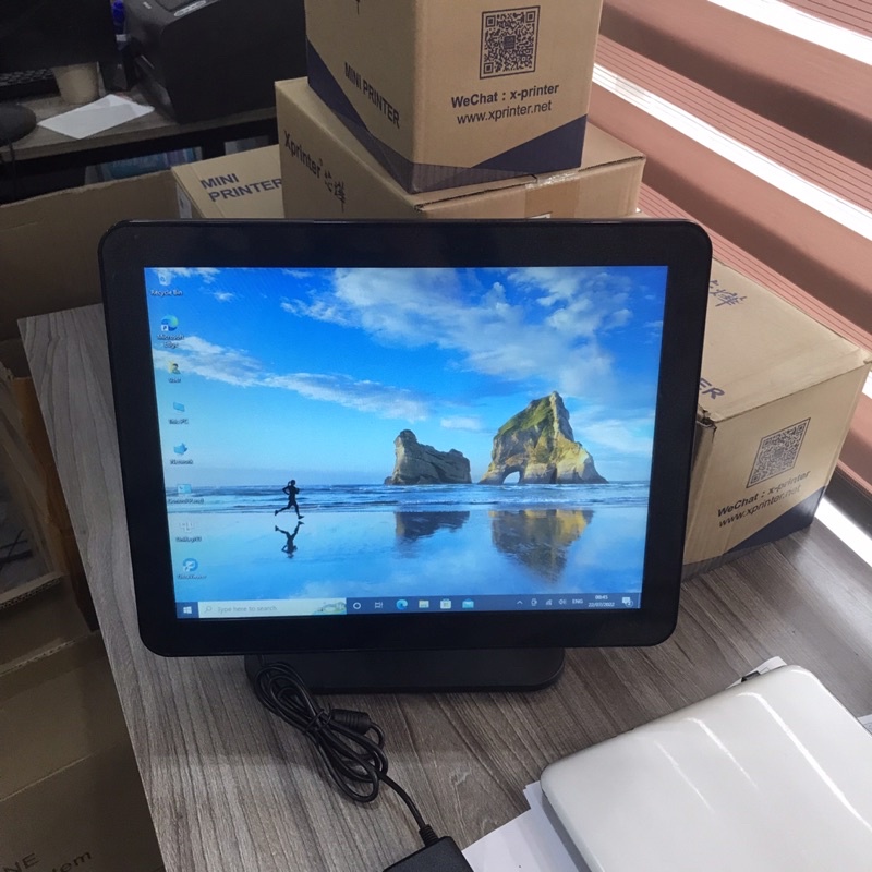 Máy tính all in one, máy tính tiền, máy bán hàng 2 màn -TS1700 Core i5 và Core i3 có màn chính cảm ứng