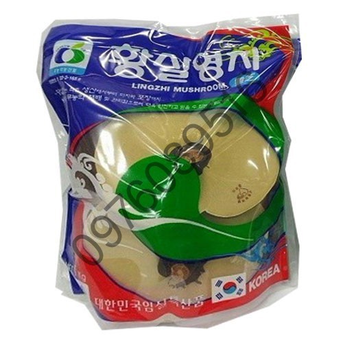 Nấm Linh Chi Vàng Chanh HÀN QUỐC, Túi Xanh 1KG