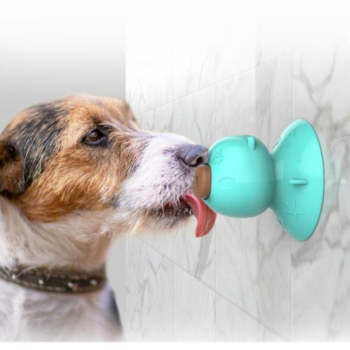 Giảm giáCTVD- Đồ chơi chó dạng kẹo liếm cho chó có giác bám (tặng kèm 3 viên kẹo liếm)