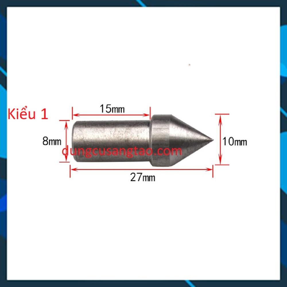 Đầu chống tâm nhọn / Chống tâm cho máy tiện mini cao cấp