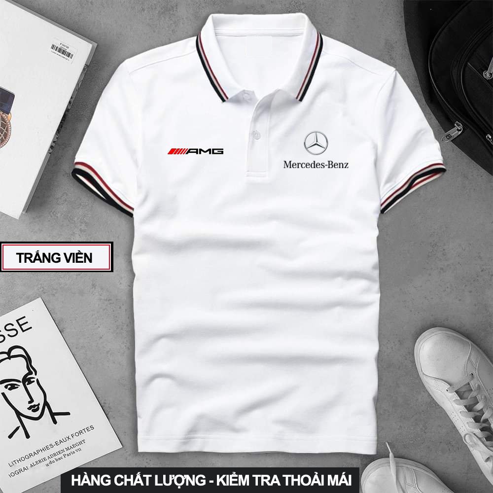 Áo thun Polo Mercedes Cao Cấp - Polo Merc có cổ Áo Mercedes Cao Cấp - Hàng cung cấp cho Showroom Ô tô | BigBuy360 - bigbuy360.vn