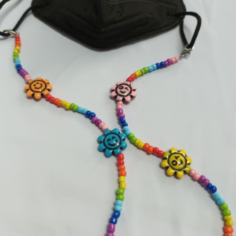 Dây đeo khẩu trang chống rớt cho bé mic ông mặt trời cưòi đáng iu