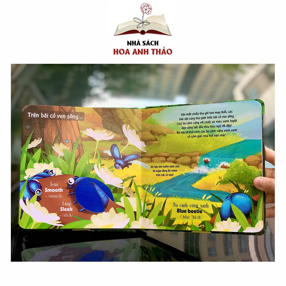 Sách - Sờ chạm khám phá Thế giới động vật phát triển giác quan của trẻ (Bộ 2 quyển)