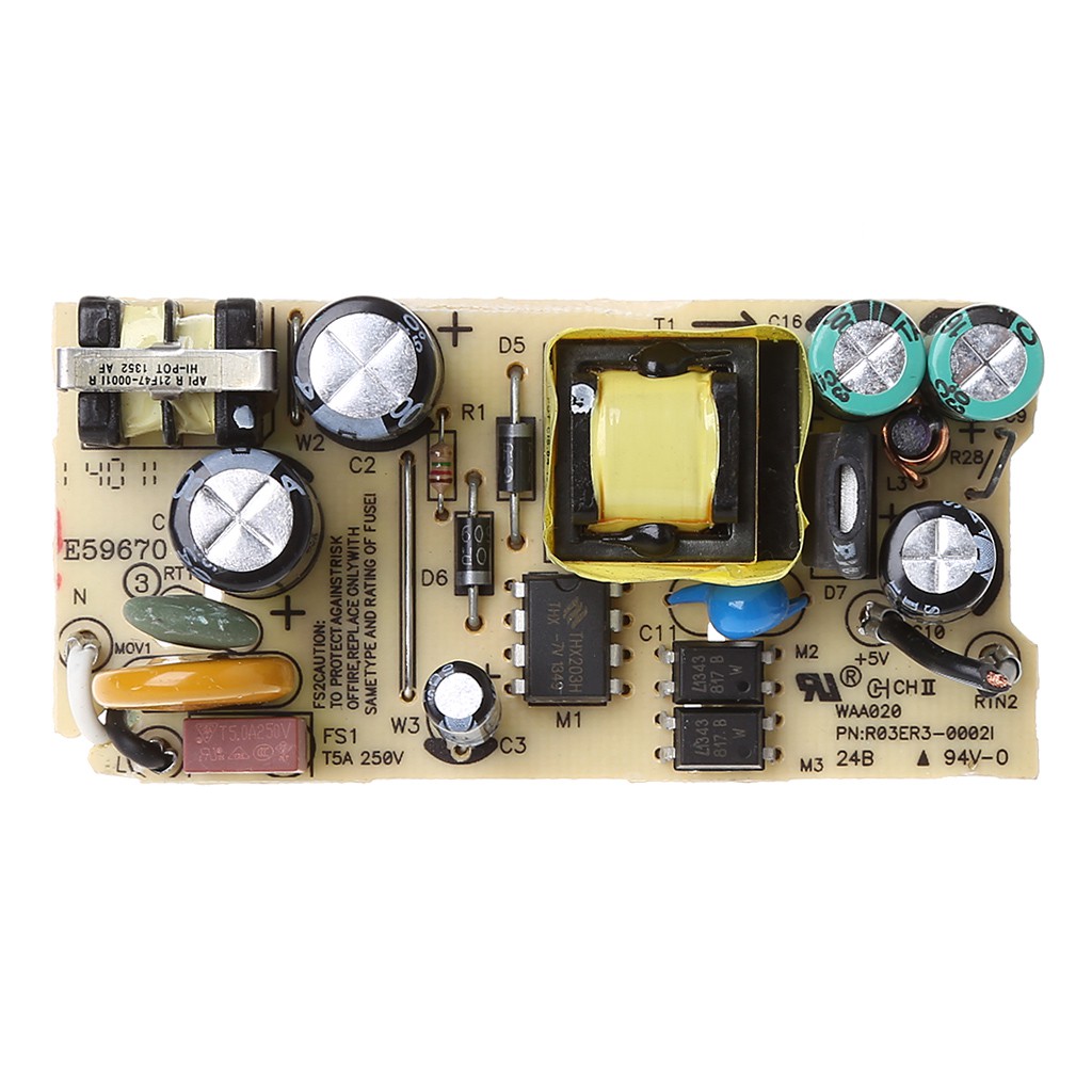 Bảng mạch cấp nguồn điện AC-DC 100-240V sang 5V 2A 2000mA