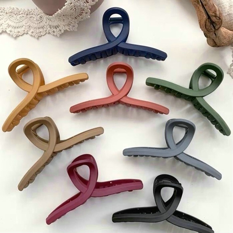 Kẹp Tóc Hình Vuông Màu Ombre Phong Cách Hàn Quốc Thời Trang Cho Nữ