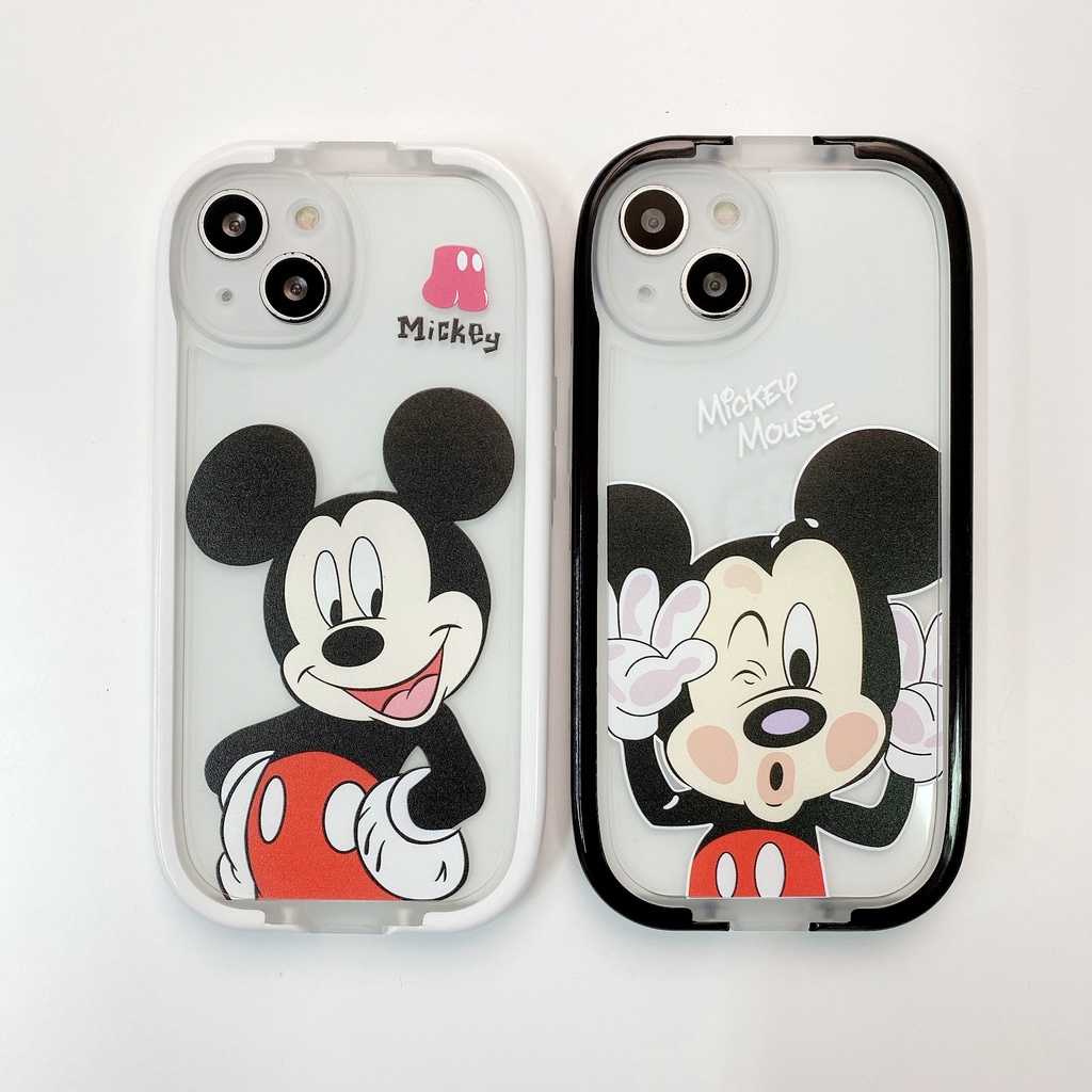 Ốp Điện Thoại in Hình Chuột Mickey Disney Chống Sốc Cho iPhone 7 plus X xs max xr 11 pro max 12 pro max 13 pro max