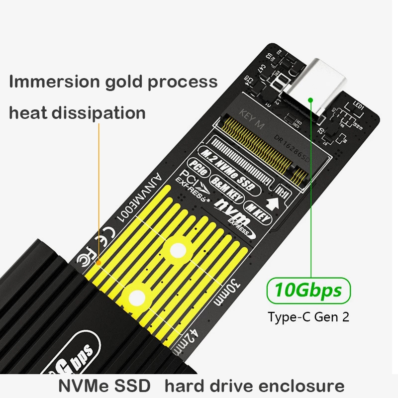 Ổ Cứng Di Động Usb 3.1 Gen2Ssd M.2 Nvme 10gbps | BigBuy360 - bigbuy360.vn