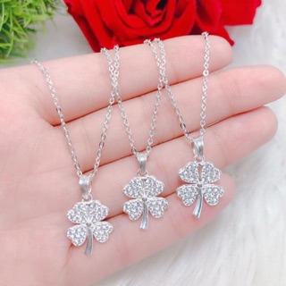 Dây chuyền nữ mặt cỏ 4 lá siêu xinh- dây chuyền nữ bạc ta