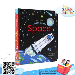 Đồ Chơi Khám Phá Không Gian Vũ Trụ Peep Inside Space Usborne