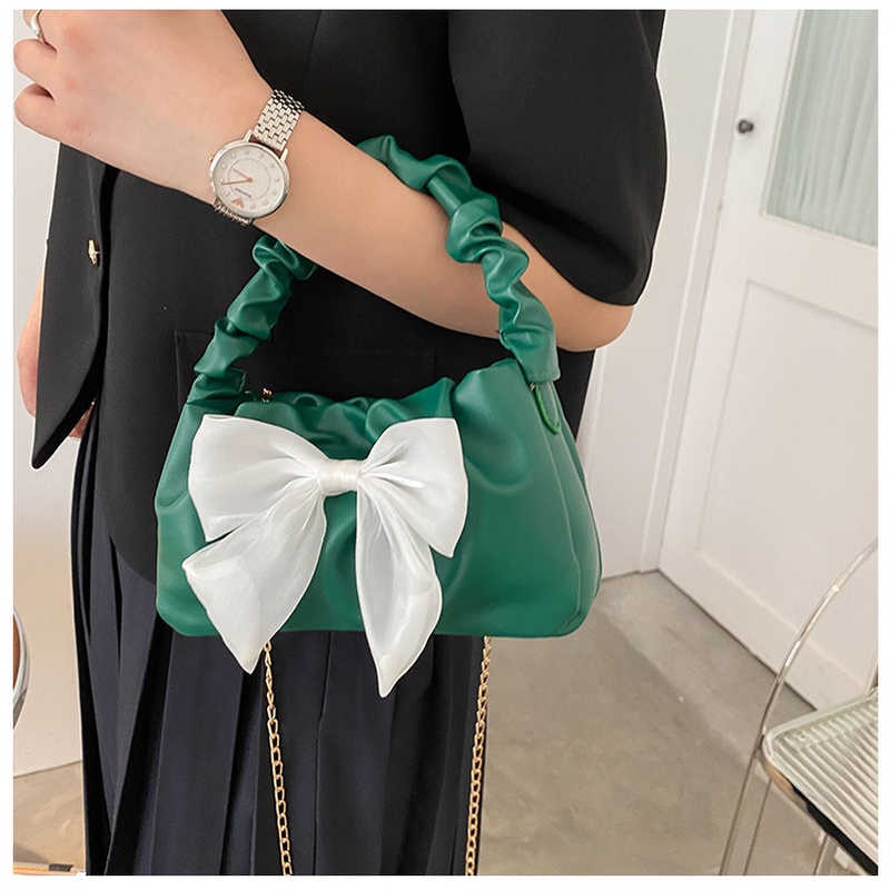 Túi Đeo Chéo/ Xách Tay Hình Vuông Nhỏ Đính Nơ Phong Cách Mùa Hè Thời Trang Mùa Hè 2022 GYLXB054