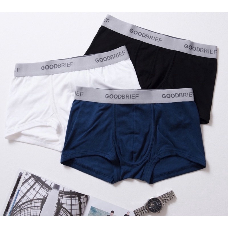 BIGSIZE COMBO 5 Quần sịp boxer Nam Cao Cấp GOODBRIEF dư xịn vnxk Chất Co Giãn 100% cotton Siêu Thoáng Mát