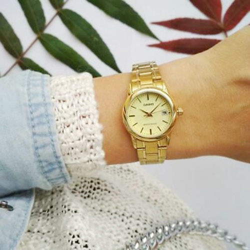 Đồng hồ nữ Casio LTP-V002 LTP-V002G LTP-V002D LTP-V002L LTP-V002GL chính hãng Anh Khuê