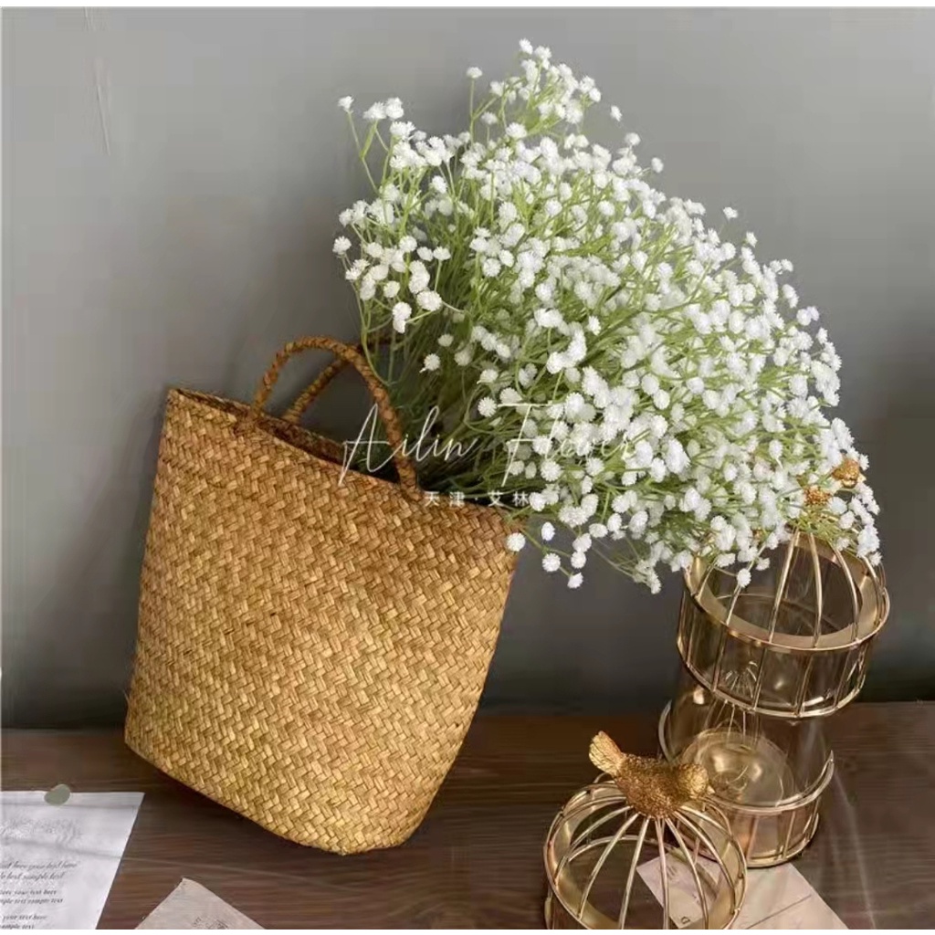 Bó hoa gypsophila nhân tạo xinh xắn dùng trang trí tiệc cưới