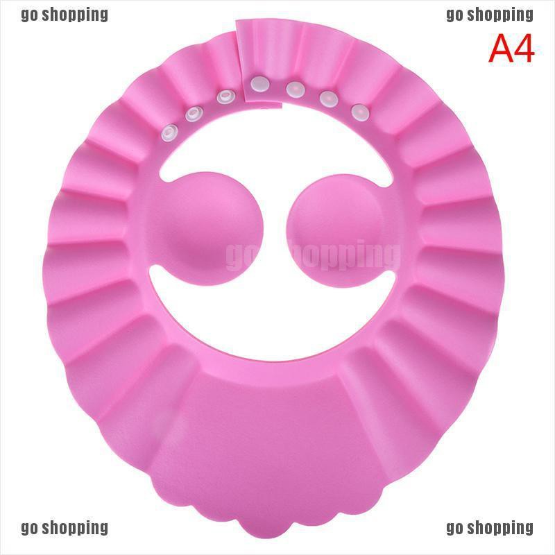 {go shopping}1Pc Adjustable Baby Kids Shampoo Bathing Shower Visor Cap Hat for Baby Care