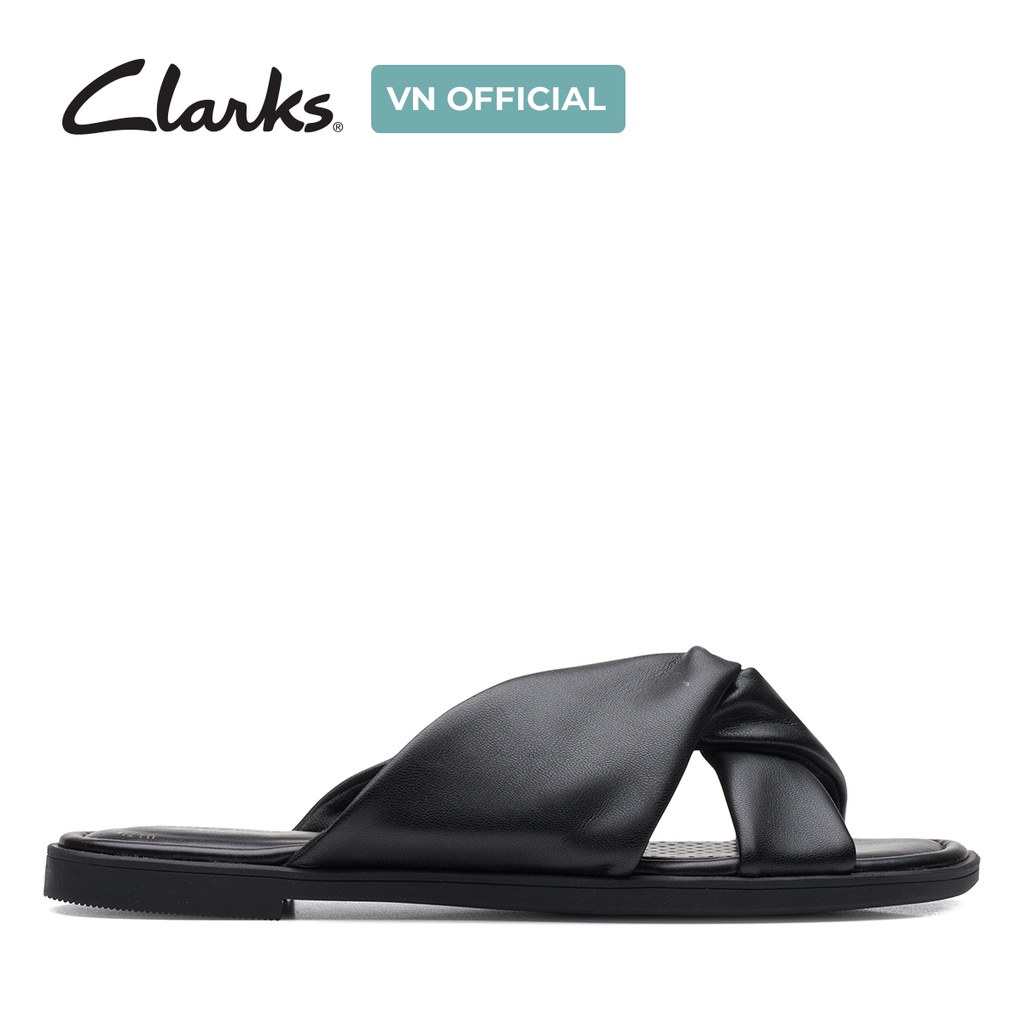 Giày Xăng Đan Chất Liệu Tổng Hợp Nữ CLARKS Reyna Twist màu Đen